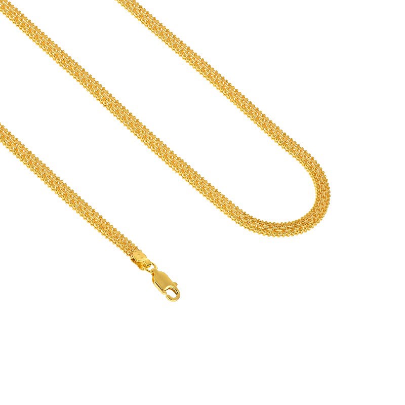 Triple-Strand Gold Chain